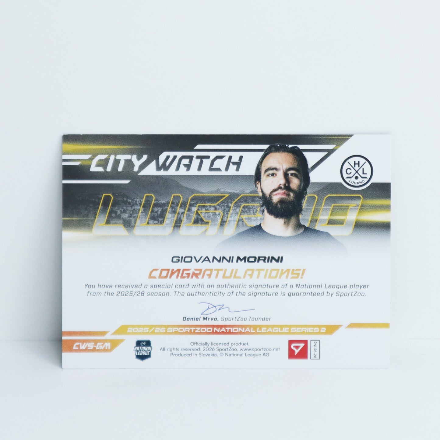 CWS-GM - HCL - GIOVANNI MORINI - CITY WATCH GOLD AUTO - 35/35