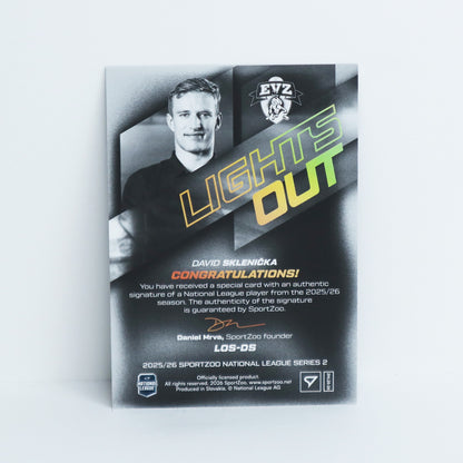 LOS-DS - EVZ - DAVID SKLENICKA - LIGHTS OUT GOLD AUTO - 07/60