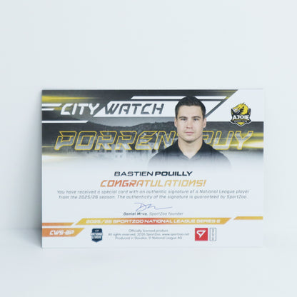 CWS-BP - HCA - BASTIEN POUILLY - CITY WATCH GOLD AUTO - 09/35