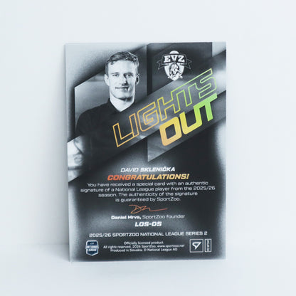 LOS-DS - EVZ - DAVID SKLENICKA - LIGHTS OUT GOLD AUTO - 26/60