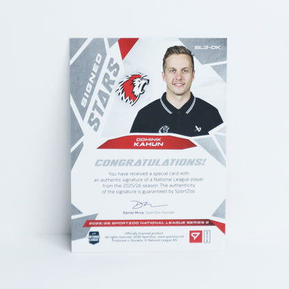 SL3-DK - LHC - DOMINIK KAHUN - SIGNED STARS LEVEL 3 - 13/39