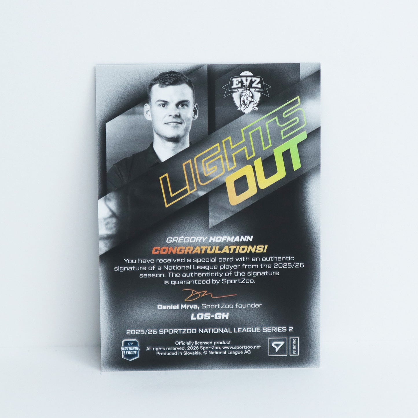 LOS-GH - EVZ - GREGORY HOFMANN - LIGHTS OUT GOLD AUTO - 18/60