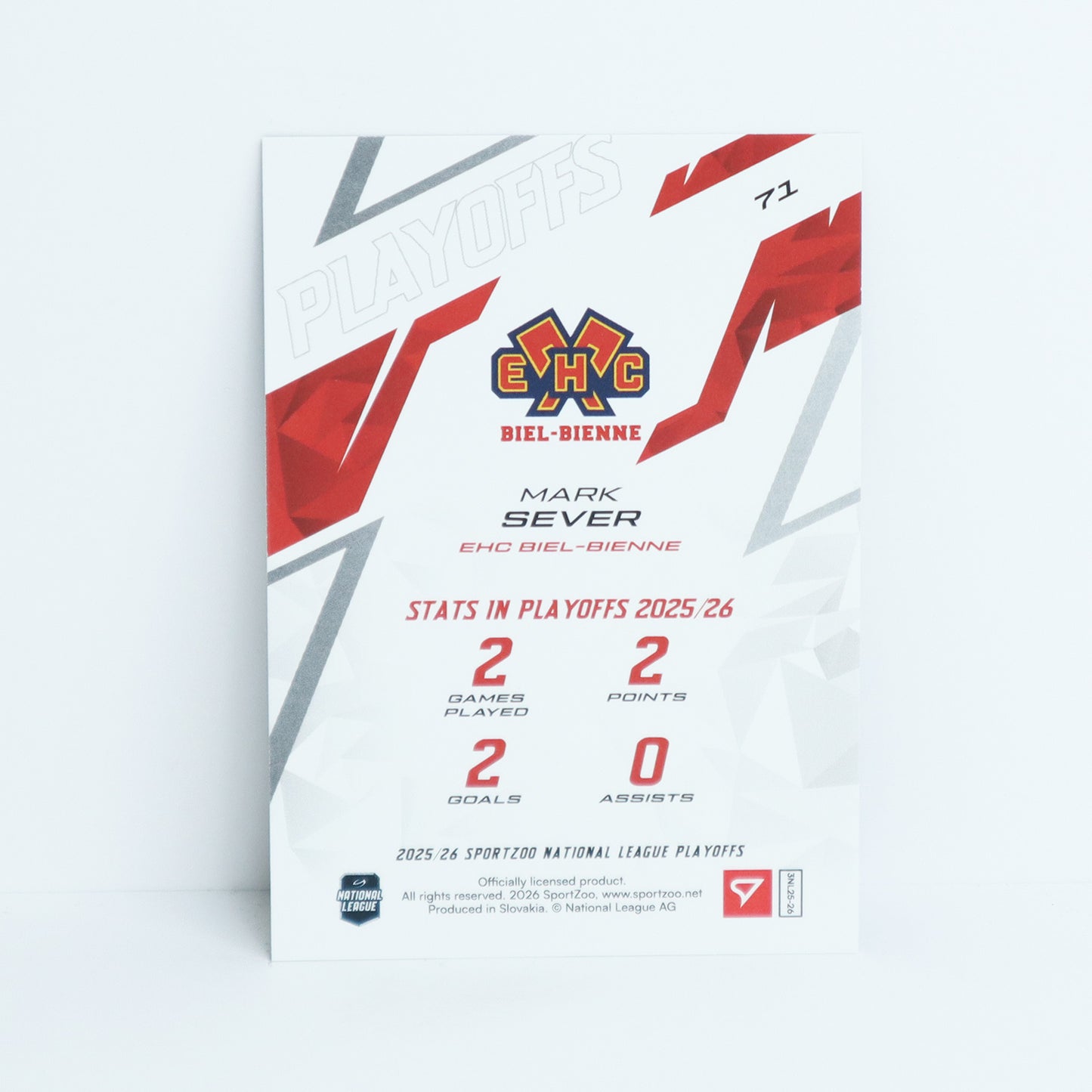 71 - EHCB - MARK SEVER - BASE BLUE - 44/60