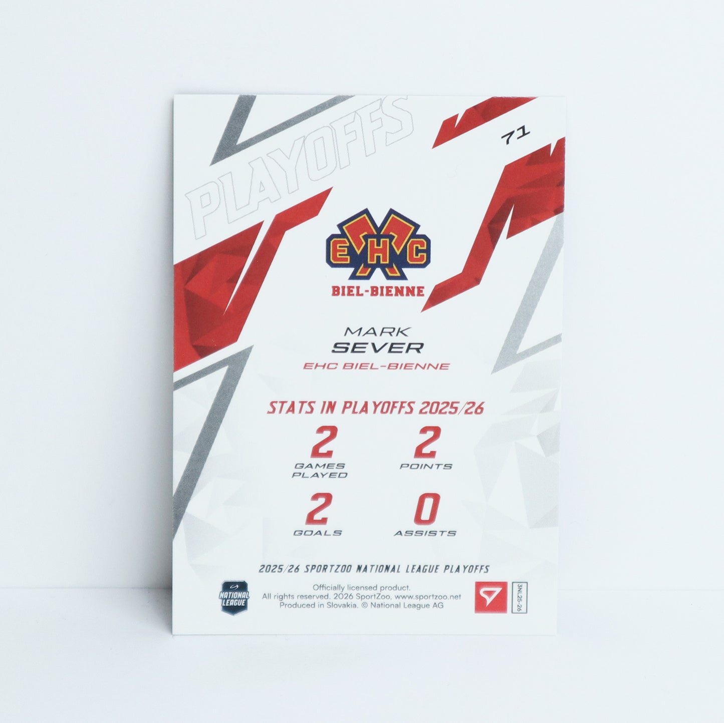 71 - EHCB - MARK SEVER - BASE GOLD - 10/10