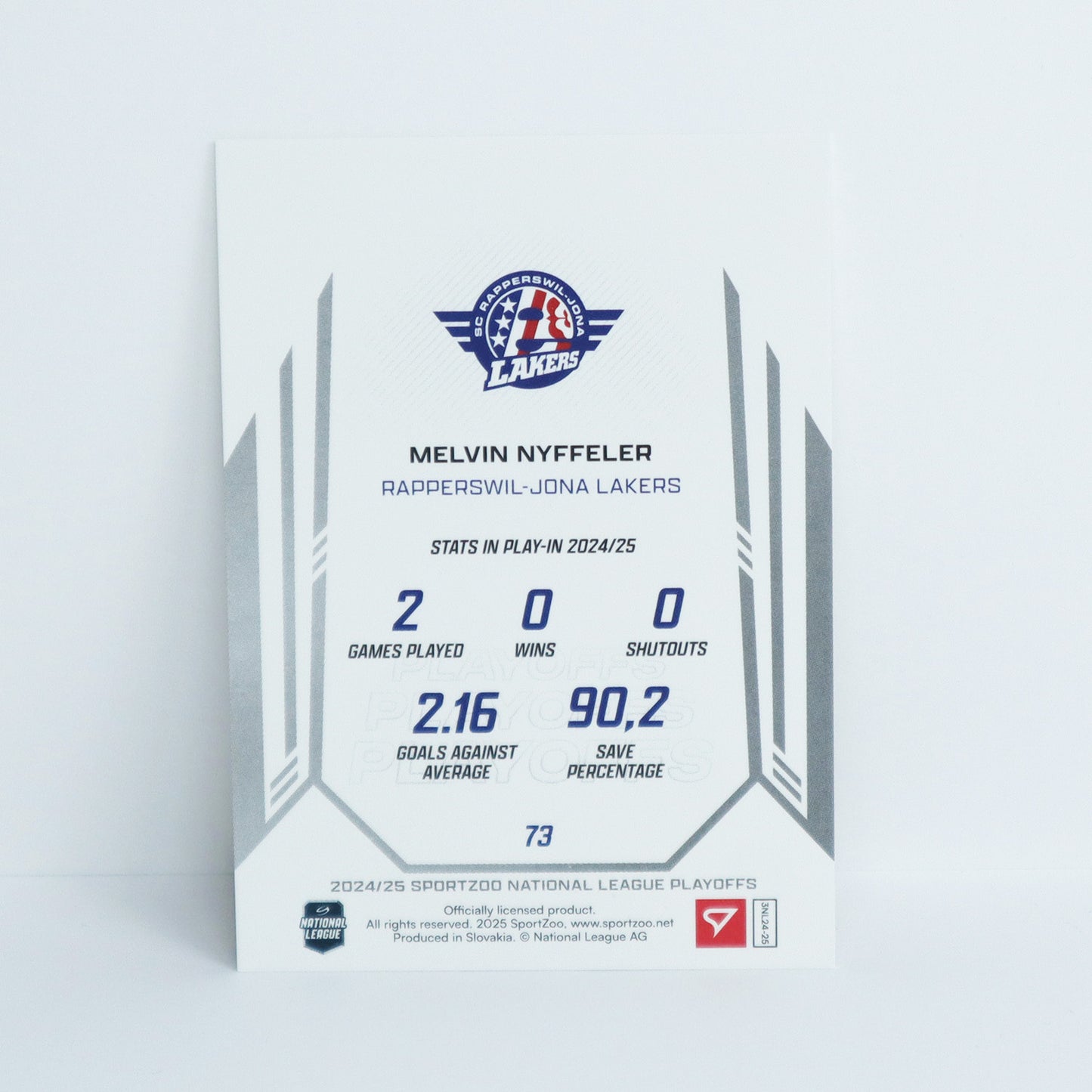 73 - SCRJ - MELVIN NYFFELER - BASE SET