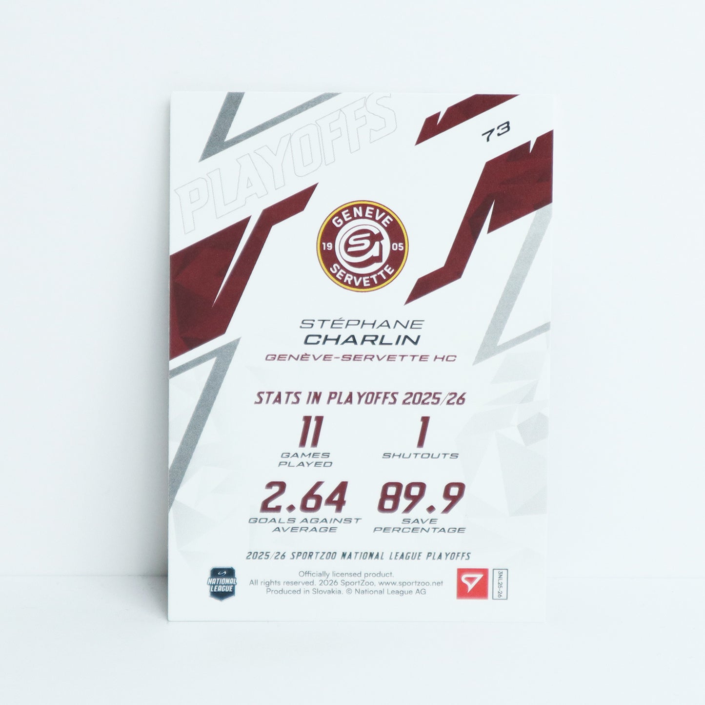 73 - GSHC - STEPHANE CHARLIN - BASE SET