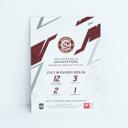 74 - GSHC - GIANCARLO CHANTON - BASE BLUE - 46/60