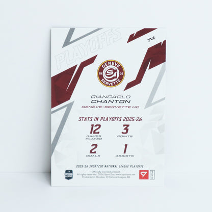 74 - GSHC - GIANCARLO CHANTON - BASE GOLD - 07/10
