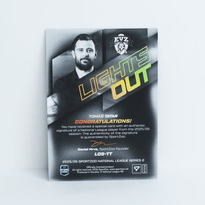 LOS-TT - EVZ - TOMAS TATAR - LIGHTS OUT GOLD AUTO - 11/60