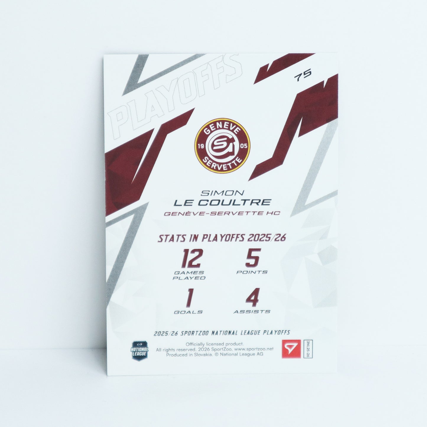 75 - GSHC - SIMON LE COULTRE - BASE RED - 24/30
