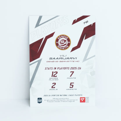 76 - GSHC - VILI SAARIJARVI - BASE BLUE - 38/60