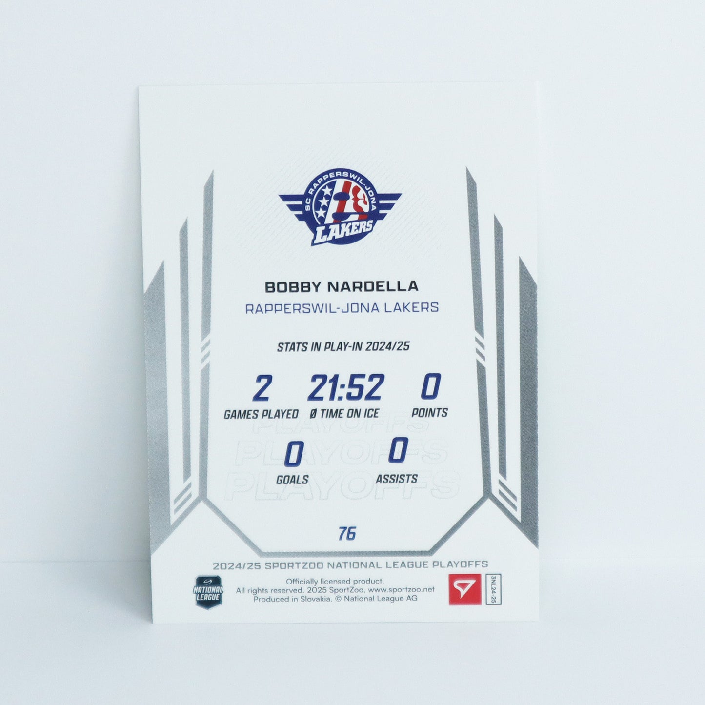 76 - SCRJ - BOBBY NARDELLA - BASE GREEN - 41/60