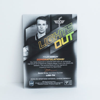 LOS-TM - EHCK - TYLER MORLEY - LIGHTS OUT GOLD AUTO - 27/60