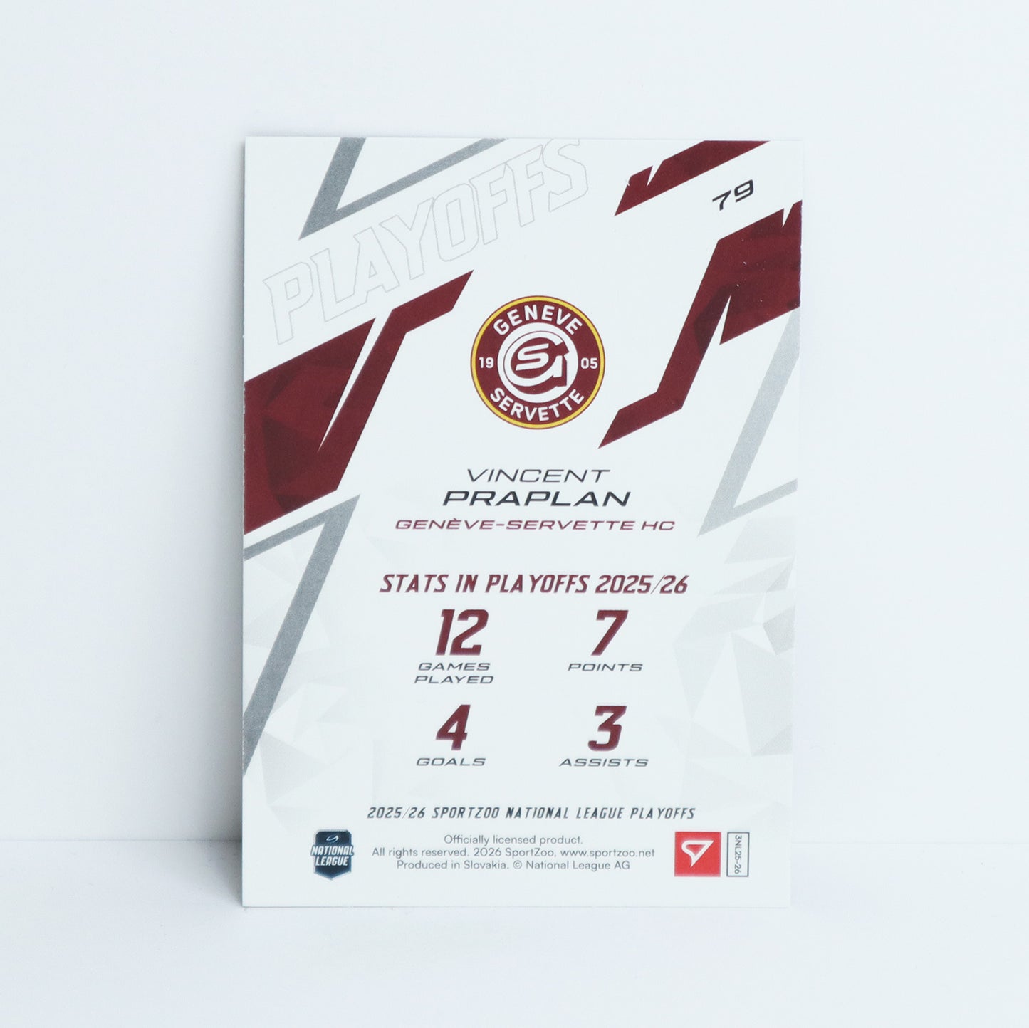 79 - GSHC - VINCENT PRAPLAN - BASE GOLD - 03/10