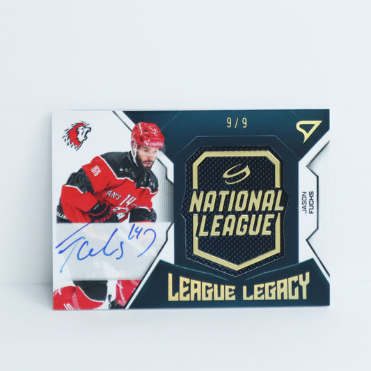 LLS-JF - LHC - JASON FUCHS - LEAGUE LEGACY GOLD AUTO - 9/9