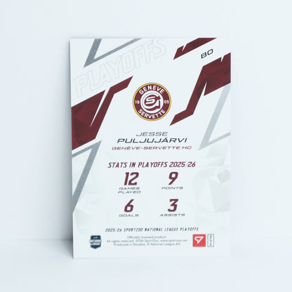 80 - GSHC - JESSE PULJUJARVI - BASE RED - 16/30