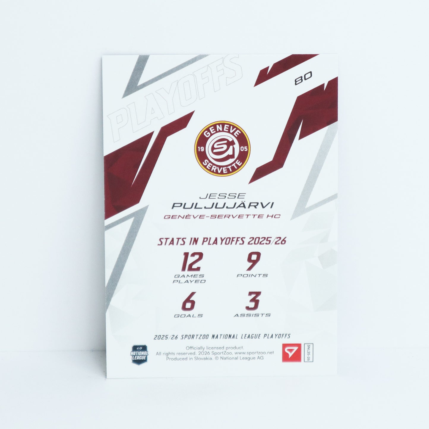 80 - GSHC - JESSE PULJUJARVI - BASE BLUE - 19/60