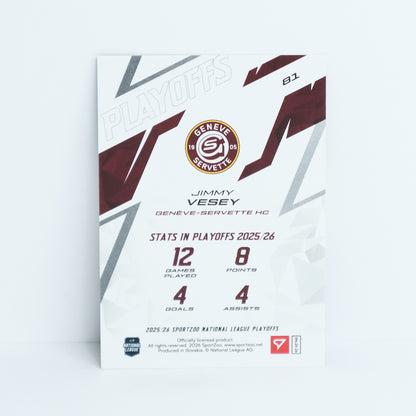 81 - GSHC - JIMMY VESEY - BASE BLUE - 50/60