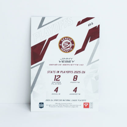 81 - GSHC - JIMMY VESEY - BASE GOLD - 06/10