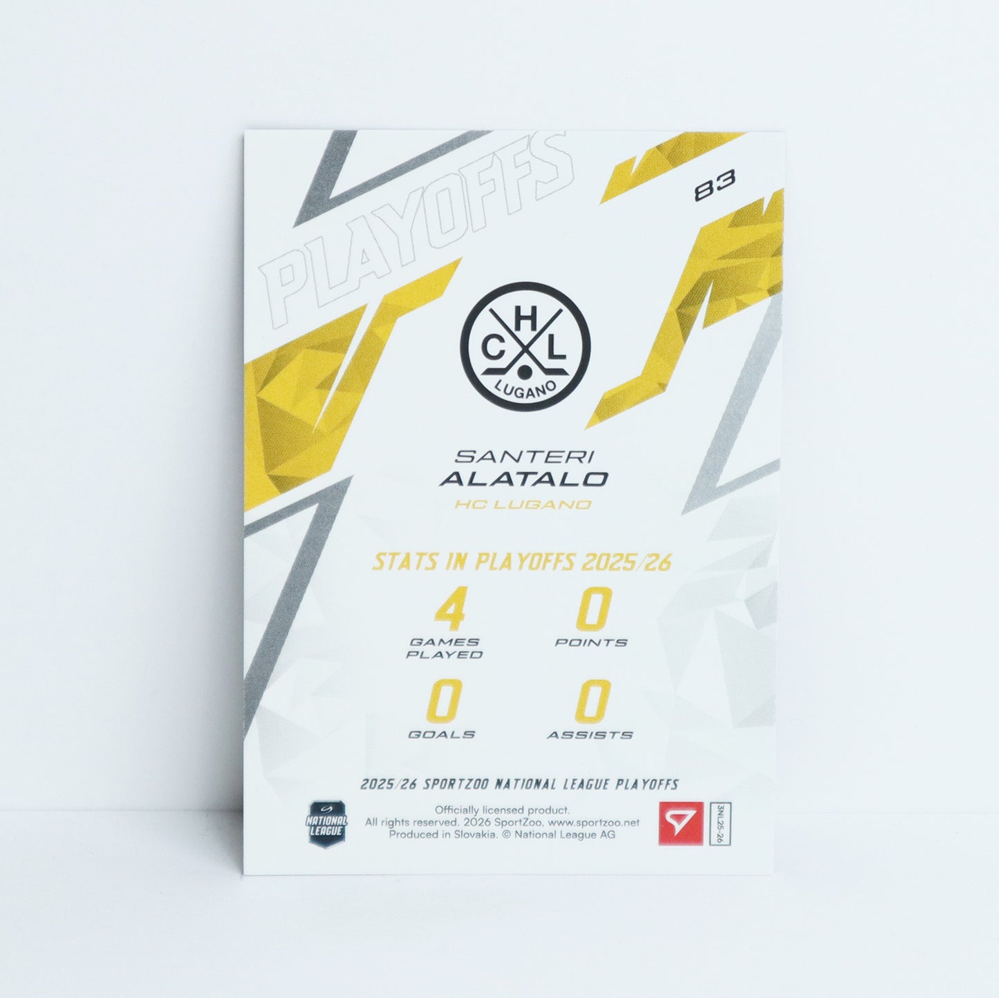83 - HCL - SANTERI ALATALO - BASE GOLD - 09/10