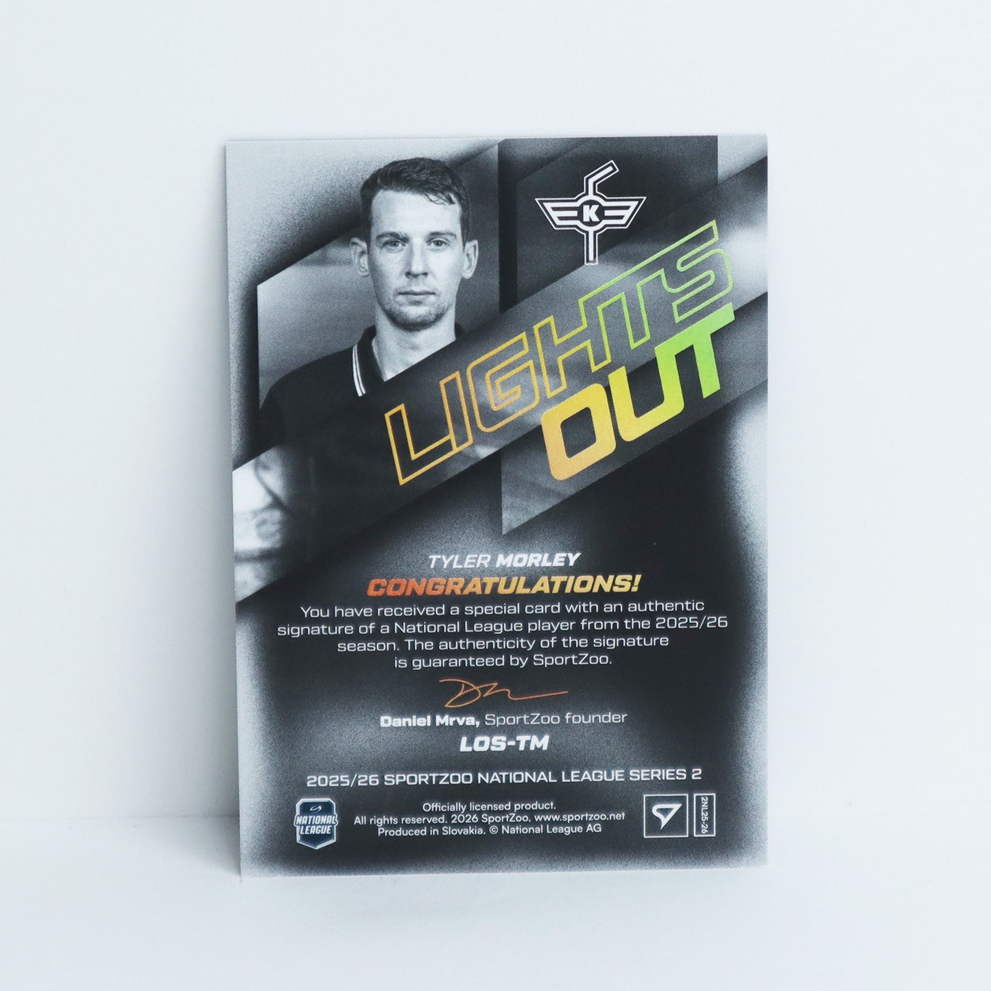 LOS-TM - EHCK - TYLER MORLEY - LIGHTS OUT GOLD AUTO - 50/60