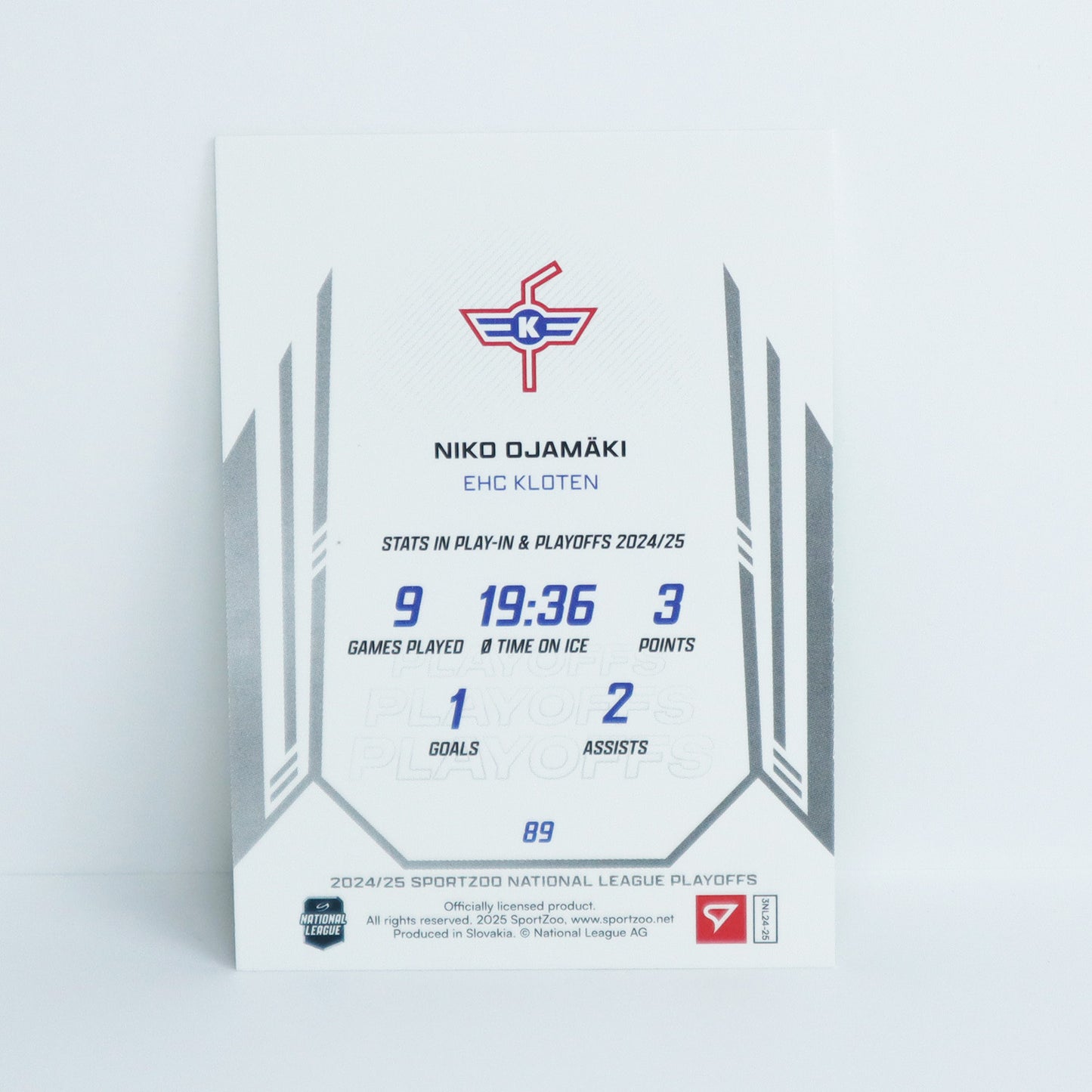 89 - EHCK - NIKO OJAMAKI - BASE GREEN - 44/60