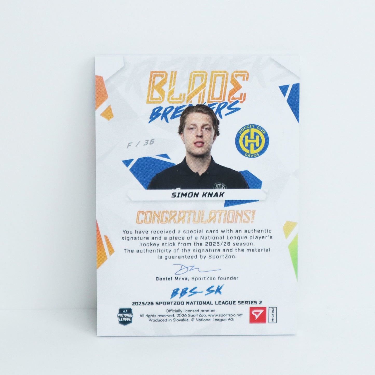 BBS-SK - HCD - SIMON KNAK - BLADE BREAKERS GOLD AUTO - 02/15
