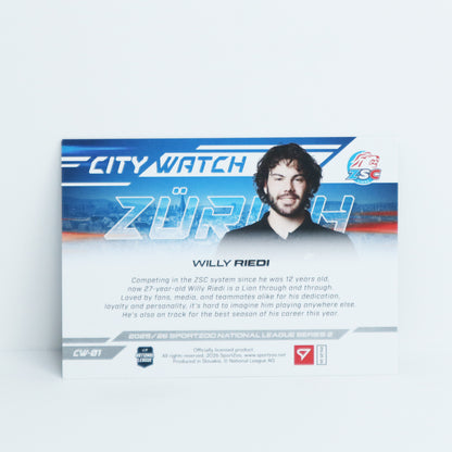 CW-01 - ZSC - WILLY RIEDI - CITY WATCH COPPER - 54/95
