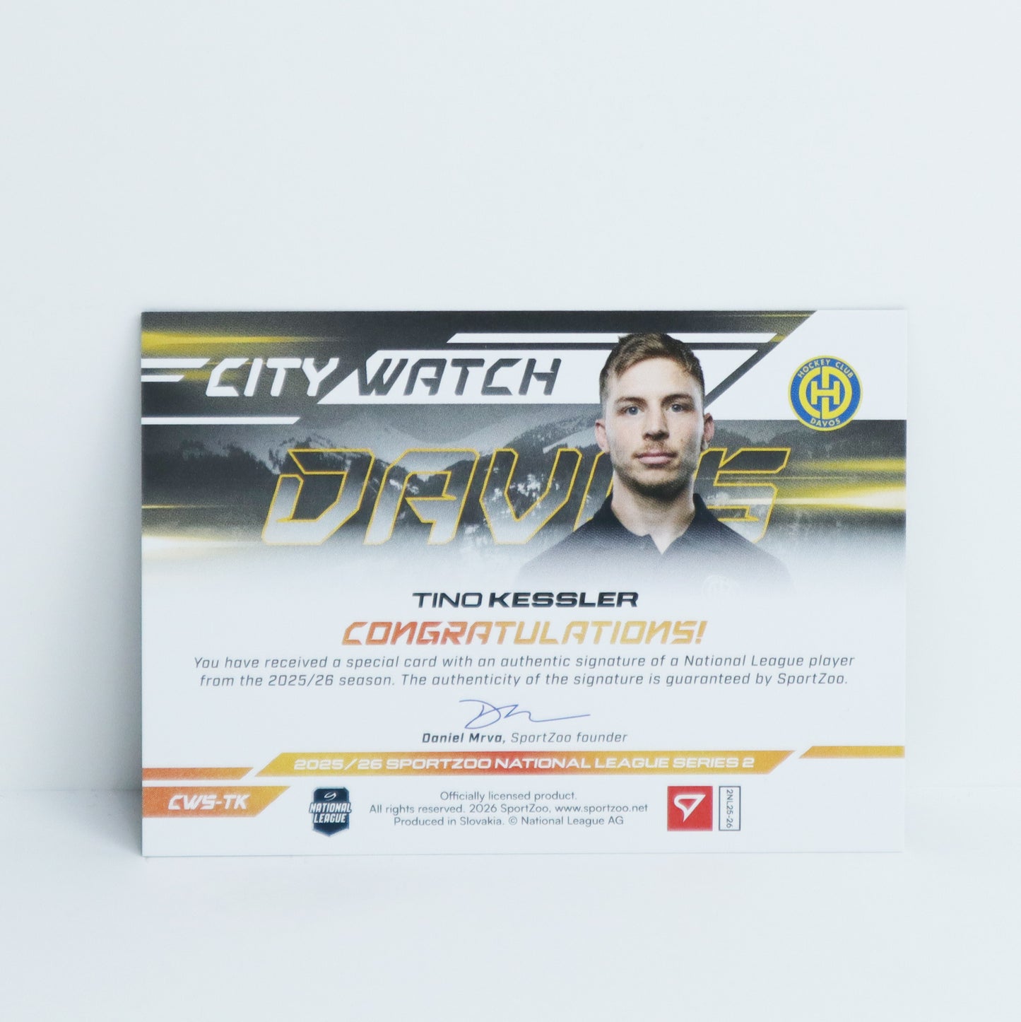 CWS-TK - HCD - TINO KESSLER - CITY WATCH GOLD AUTO - 31/35
