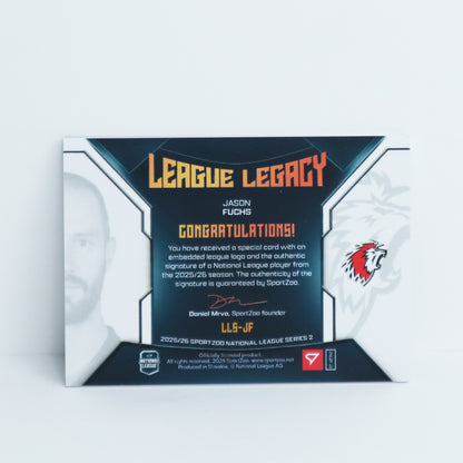 LLS-JF - LHC - JASON FUCHS - LEAGUE LEGACY GOLD AUTO - 9/9