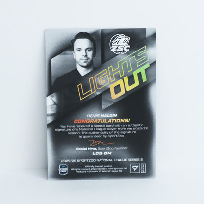 LOS-DM - ZSC - DENIS MALGIN - LIGHTS OUT GOLD AUTO - 29/60