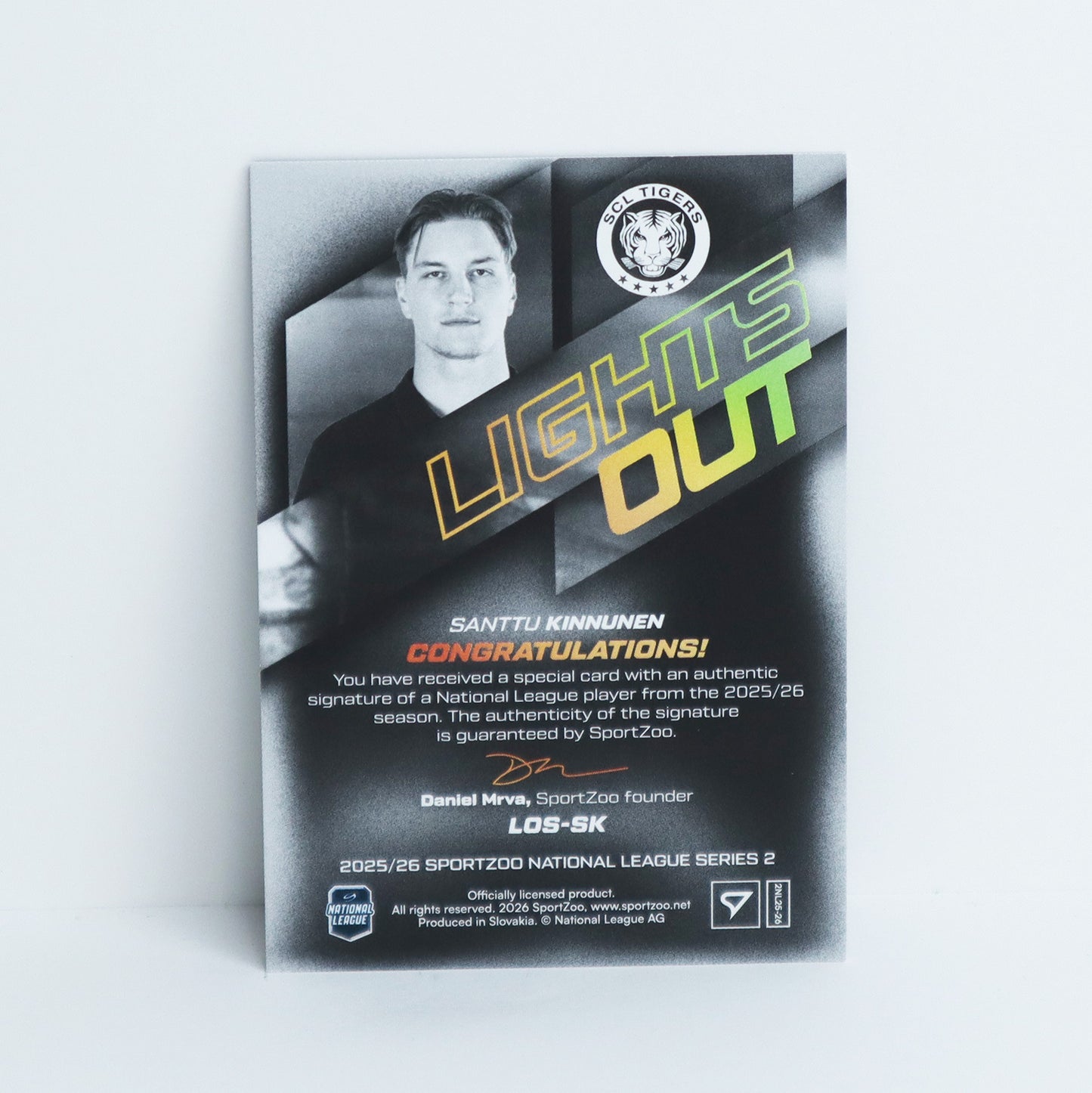 LOS-SK - SCL - SANTTU KINNUNEN - LIGHTS OUT GOLD AUTO - 53/60