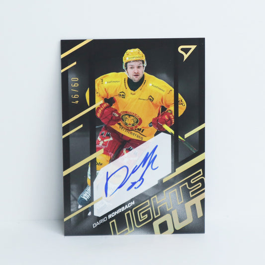 LOS-DR - SCL - DARIO ROHRBACH - LIGHTS OUT GOLD AUTO - 46/60