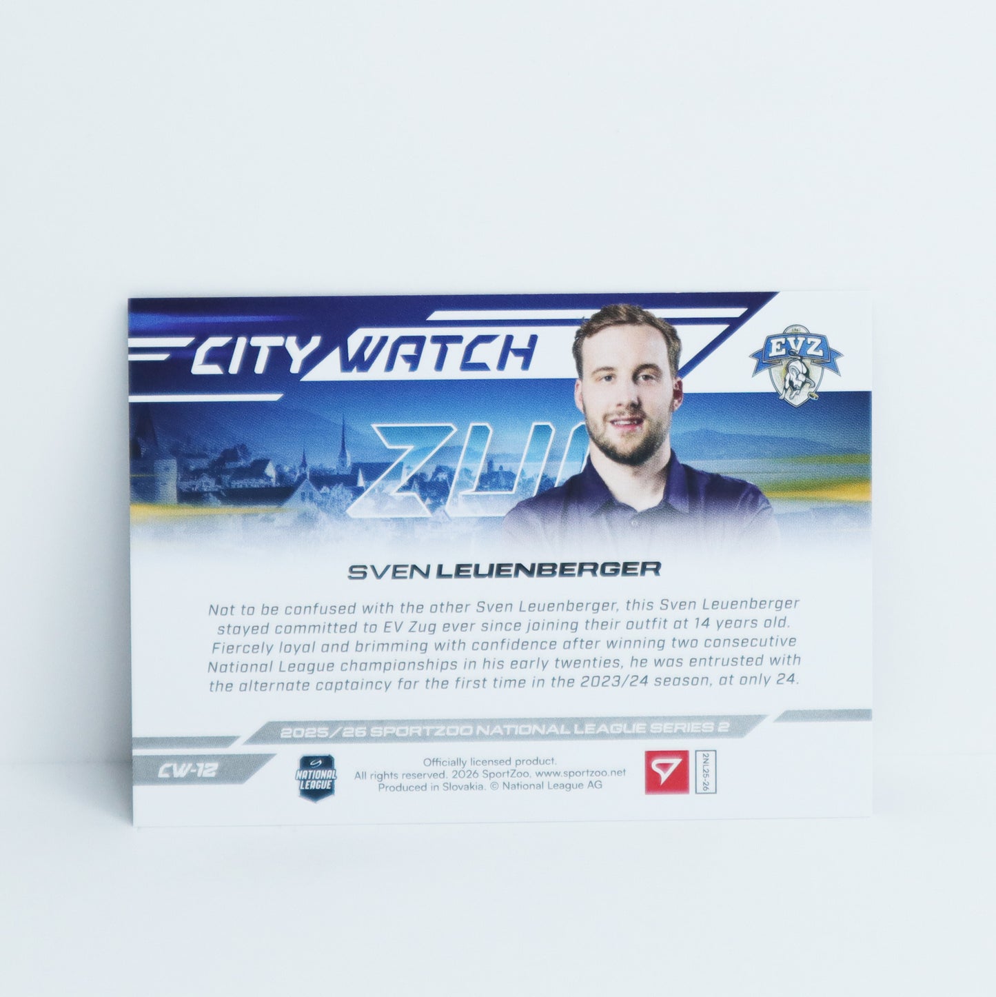 CW-12 - EVZ - SVEN LEUENBERGER - CITY WATCH COPPER - 39/95