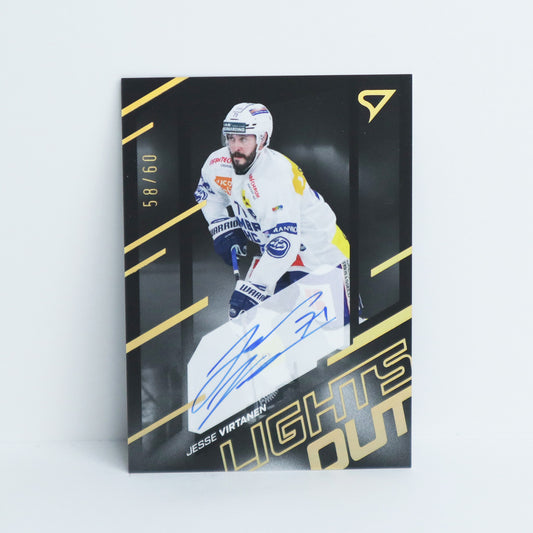 LOS-JV - HCAP - JESSE VIRTANEN - LIGHTS OUT GOLD AUTO - 58/60