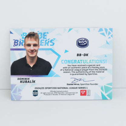 BB-DK - HCAP - DOMINIK KUBALIK - BLADE BREAKERS BLUE STICK - 13/19