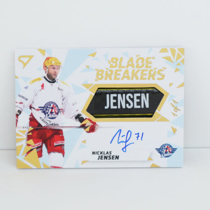 BBS-NJ - SCRJ - NICKLAS JENSEN - BLADE BREAKERS GOLD AUTO STICK - 1/1