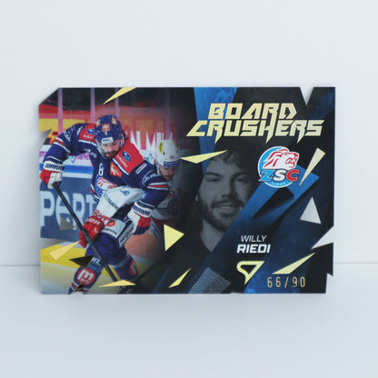 BC-02 - ZSC - WILLY RIEDI - BOARD CRUSHERS GOLD DIE CUT - 66/90