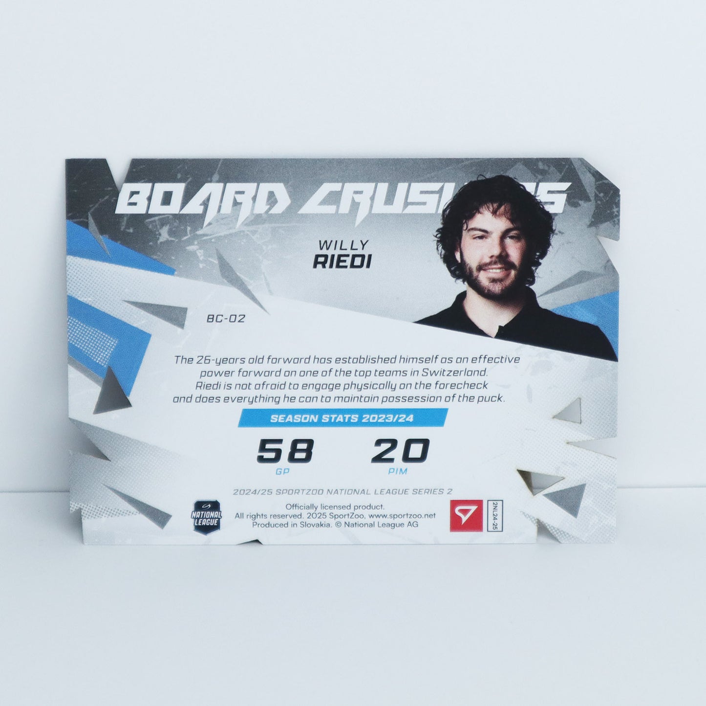 BC-02 - ZSC - WILLY RIEDI - BOARD CRUSHERS GOLD DIE CUT - 66/90