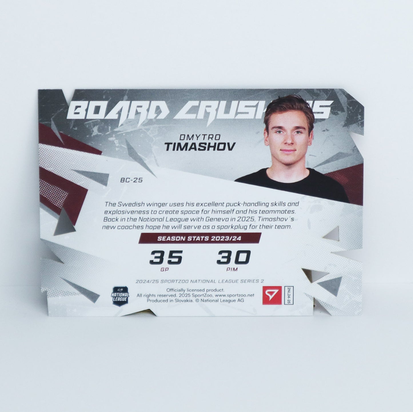 BC-25 - GSHC - DMYTRO TIMASHOV - BOARD CRUSHERS GOLD DIE CUT - 87/90