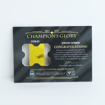 CGM-JG - FRI - JEREMI GERBER - CHAMPIONS GLORY GOLD CONFETTI - 9/9