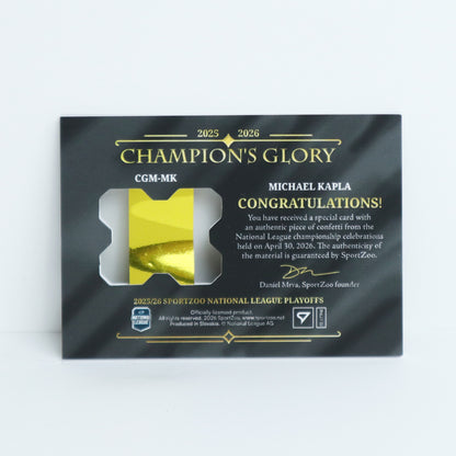 CGM-MK - FRI - MICHAEL KAPLA - CHAMPIONS GLORY GOLD CONFETTI - 6/9