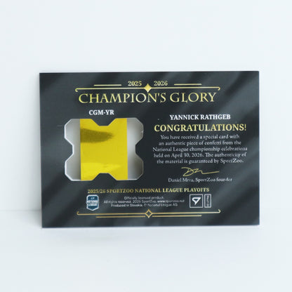 CGM-YR - FRI - YANNICK RATHGEB - CHAMPIONS GLORY GOLD CONFETTI - 3/9