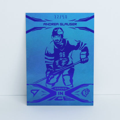 CI-2 - LHC - ANDREA GLAUSER - CARVED IN ICE BLUE - 32/50