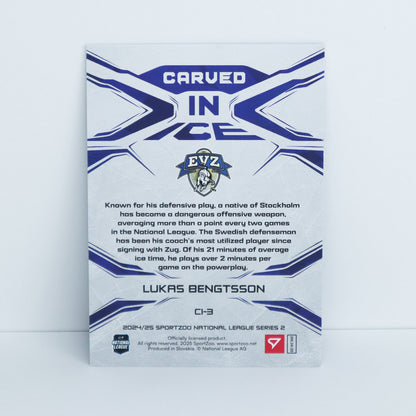 CI-3 - EVZ - LUKAS BENGTSSON - CARVED IN ICE BLUE - 13/50