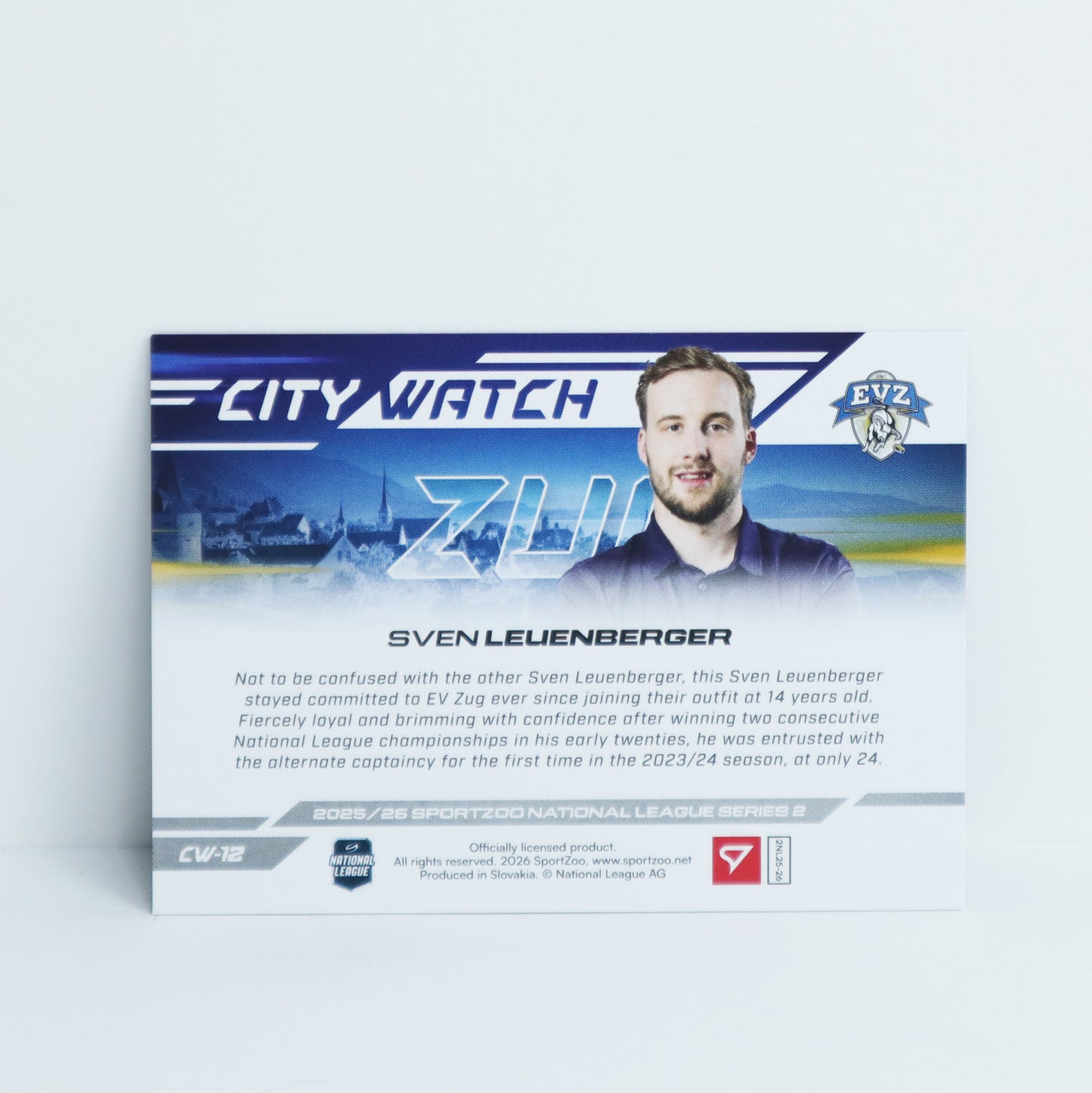 CW-12 - EVZ - SVEN LEUENBERGER - CITY WATCH BASE