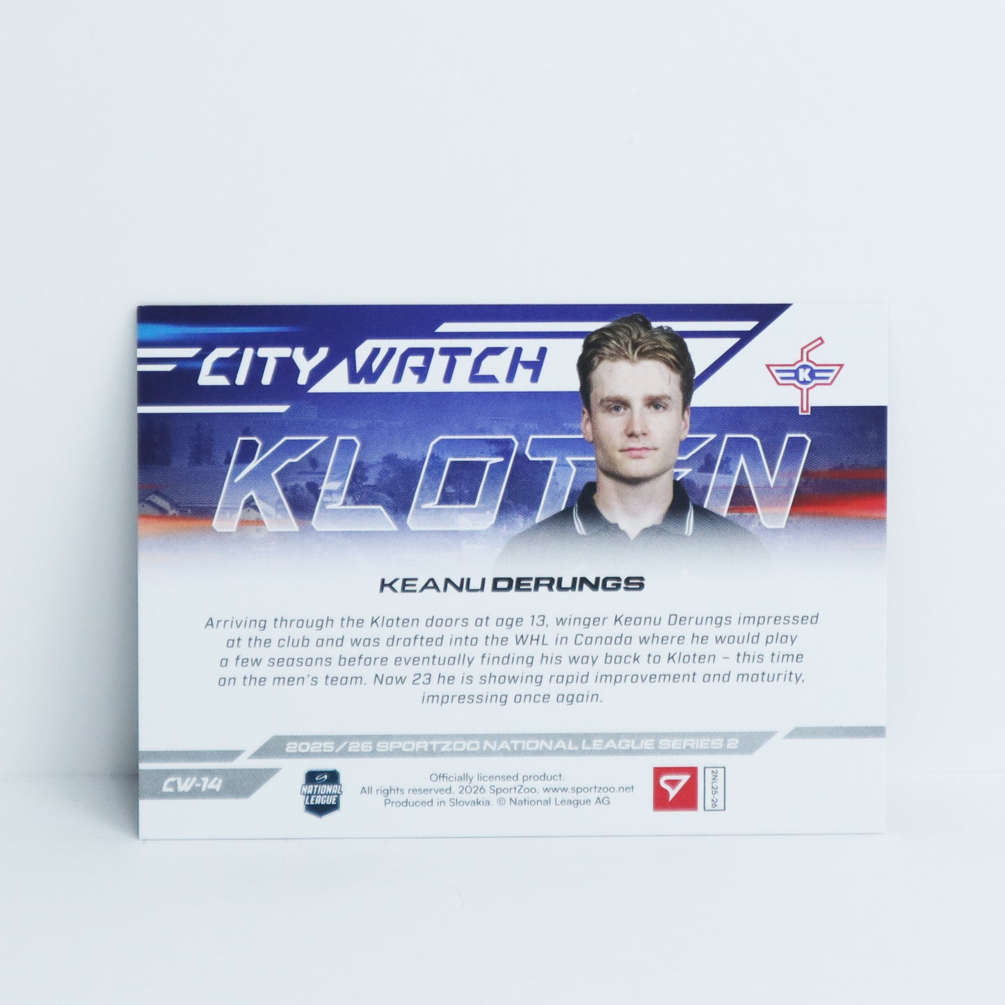 CW-14 - EHCK - KEANU DERUNGS - CITY WATCH BASE