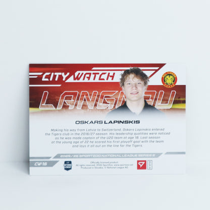 CW-16 - SCL - OSKARS LAPINSKIS - CITY WATCH BASE