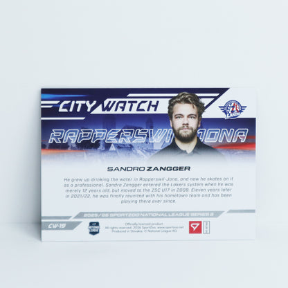 CW-19 - SCRJ - SANDRO ZANGGER - CITY WATCH BASE