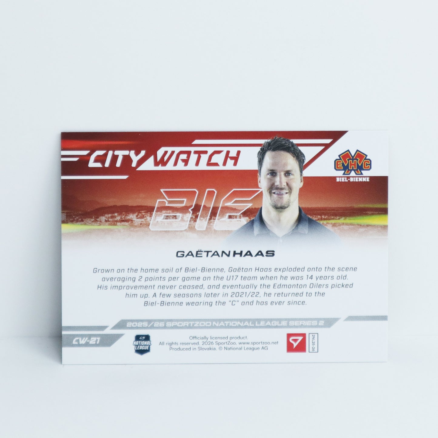 CW-21 - EHCB - GAETAN HAAS - CITY WATCH BASE